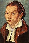 Lucas  Cranach Portrait of Katharina von Boyra Sweden oil painting reproduction